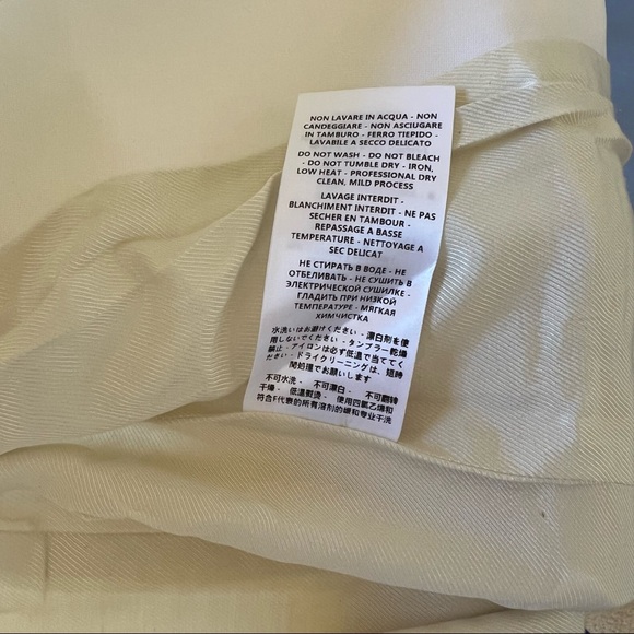 Stella McCartney Becka Single-Breasted Jacket Vest, Off White, Size 12 - Picture 11 of 16